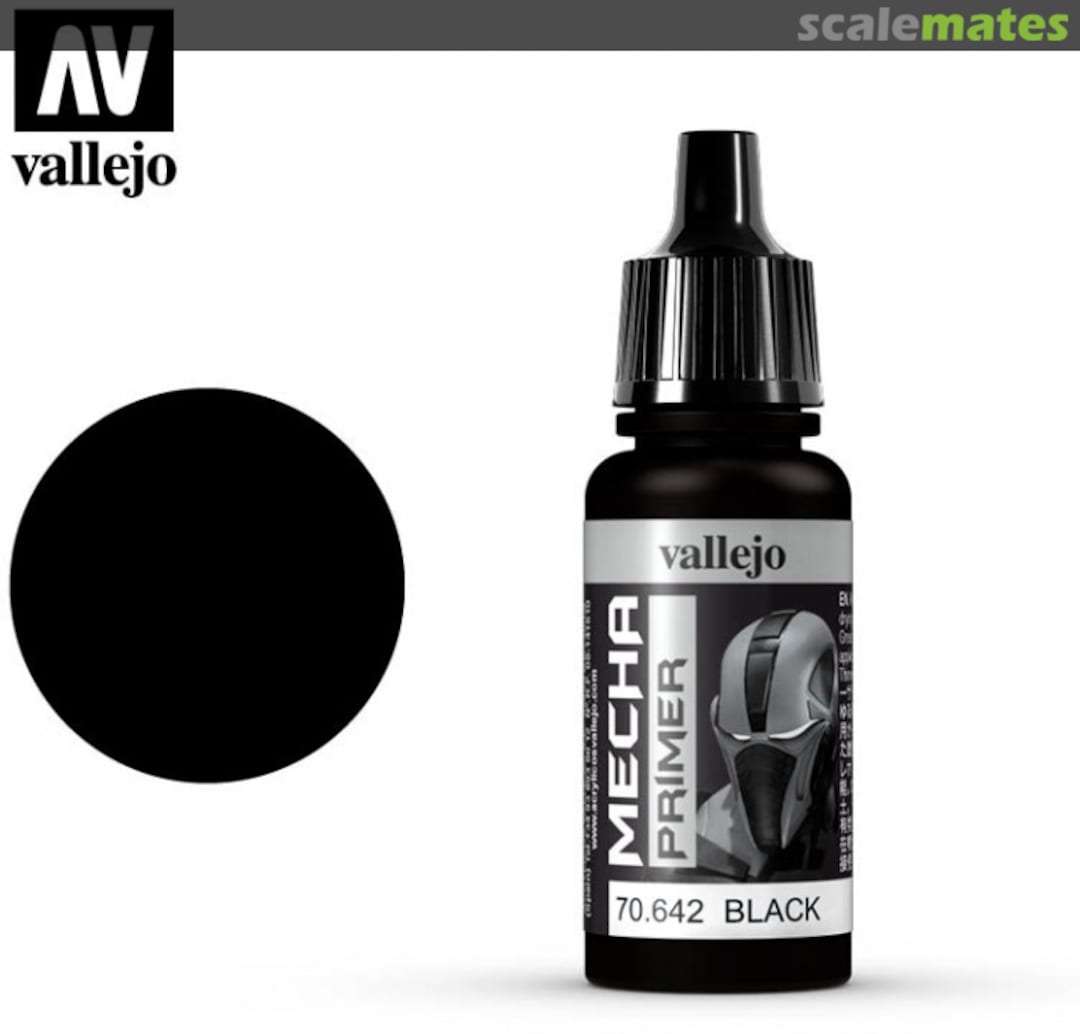 Boxart Black Primer  Vallejo Mecha Colors