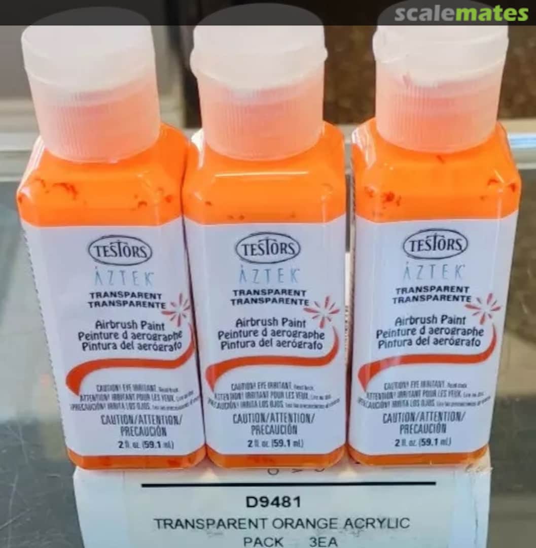 Boxart Aztek Transparent Orange  Testors