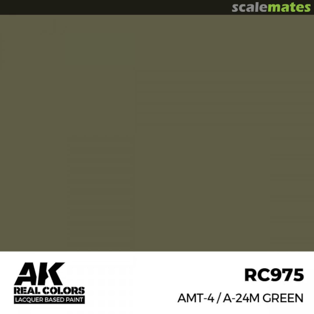 Boxart AMT-4 / A-24m Green AK Real Colors Boxart AMT-4 / A-24m Green AK Real Colors