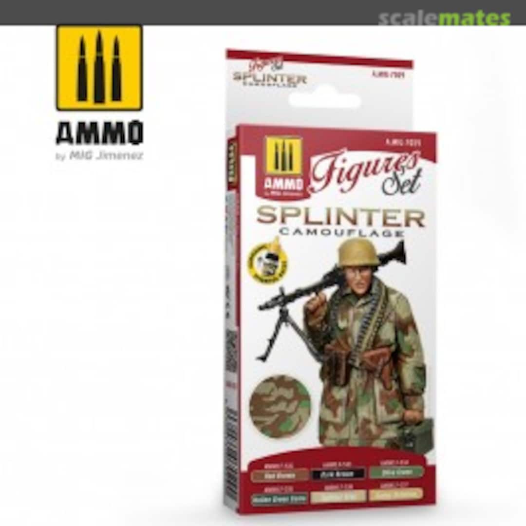 Boxart Splinter Camouflage Set A.MIG-7029 Ammo by Mig Jimenez