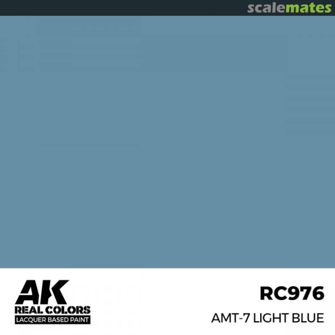 Boxart AMT-7 Light Blue AK Real Colors Boxart AMT-7 Light Blue AK Real Colors