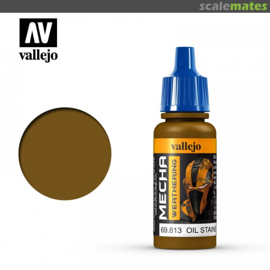 Boxart Oil Stains (Gloss) 69.813 Vallejo Mecha Colors Boxart Oil Stains (Gloss) 69.813 Vallejo Mecha Colors