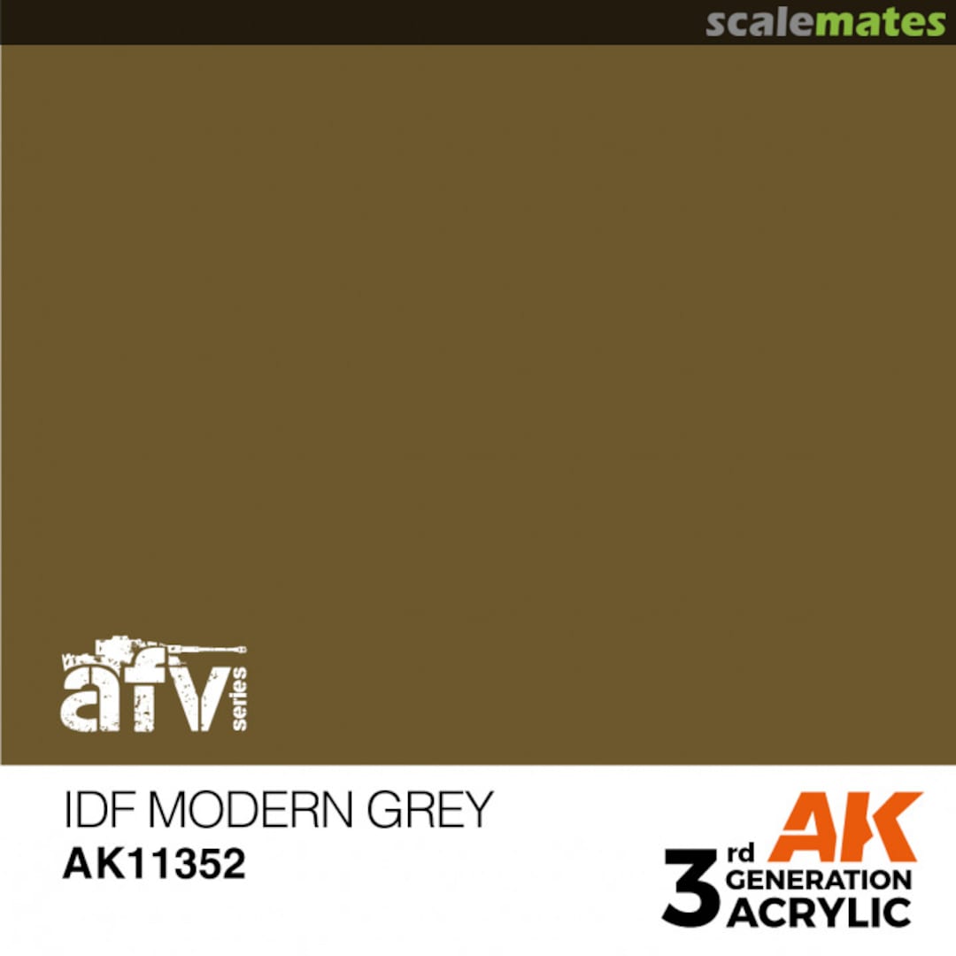 Boxart IDF Modern Grey AK 3rd Generation - AFV Boxart IDF Modern Grey AK 3rd Generation - AFV