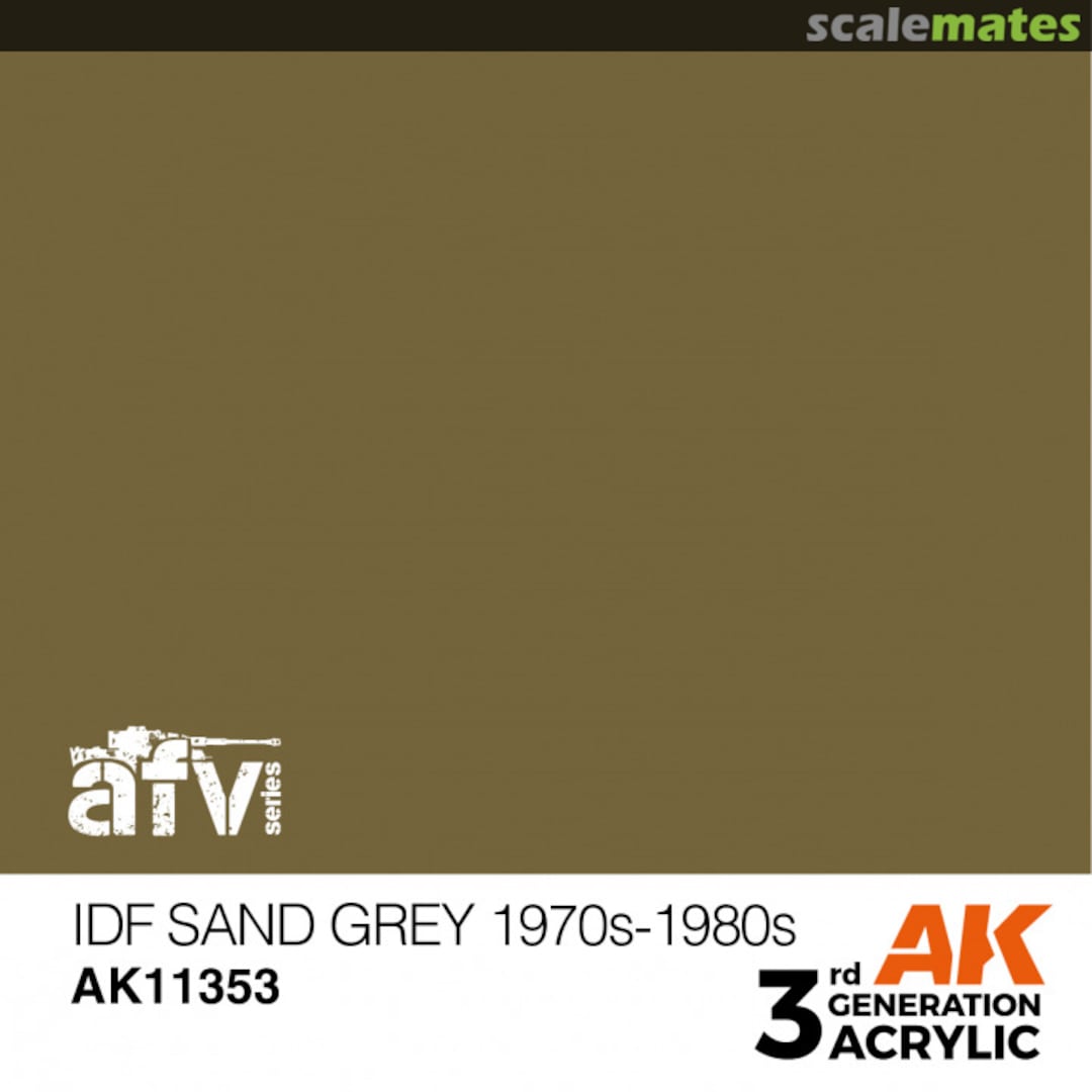 Boxart IDF Sand Grey 1970s-1980s AK 3rd Generation - AFV Boxart IDF Sand Grey 1970s-1980s AK 3rd Generation - AFV