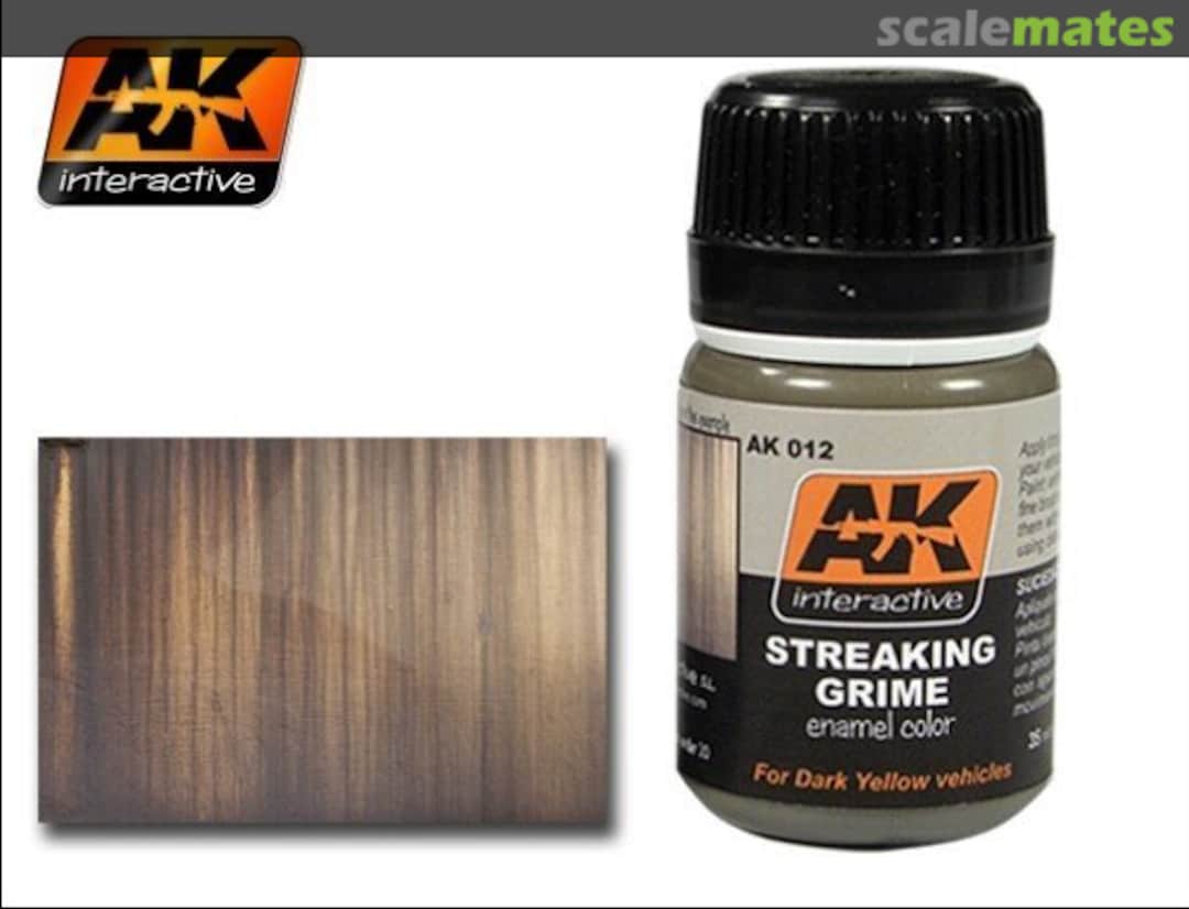 Boxart Streaking Grime AK 012 AK Interactive