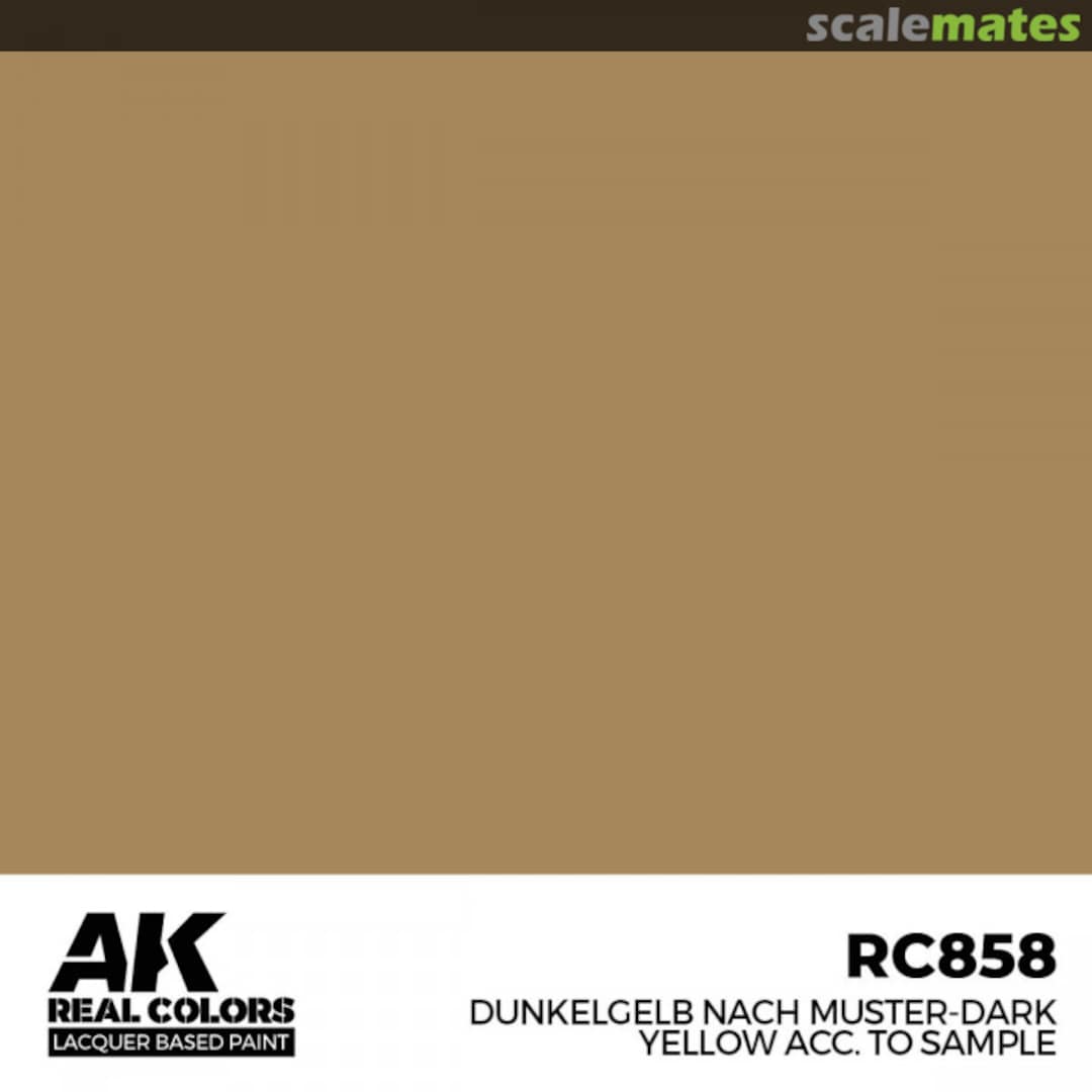 Boxart Dunkelgelb Nach Muster-Dark Yellow acc. to Sample AK Real Colors Boxart Dunkelgelb Nach Muster-Dark Yellow acc. to Sample AK Real Colors