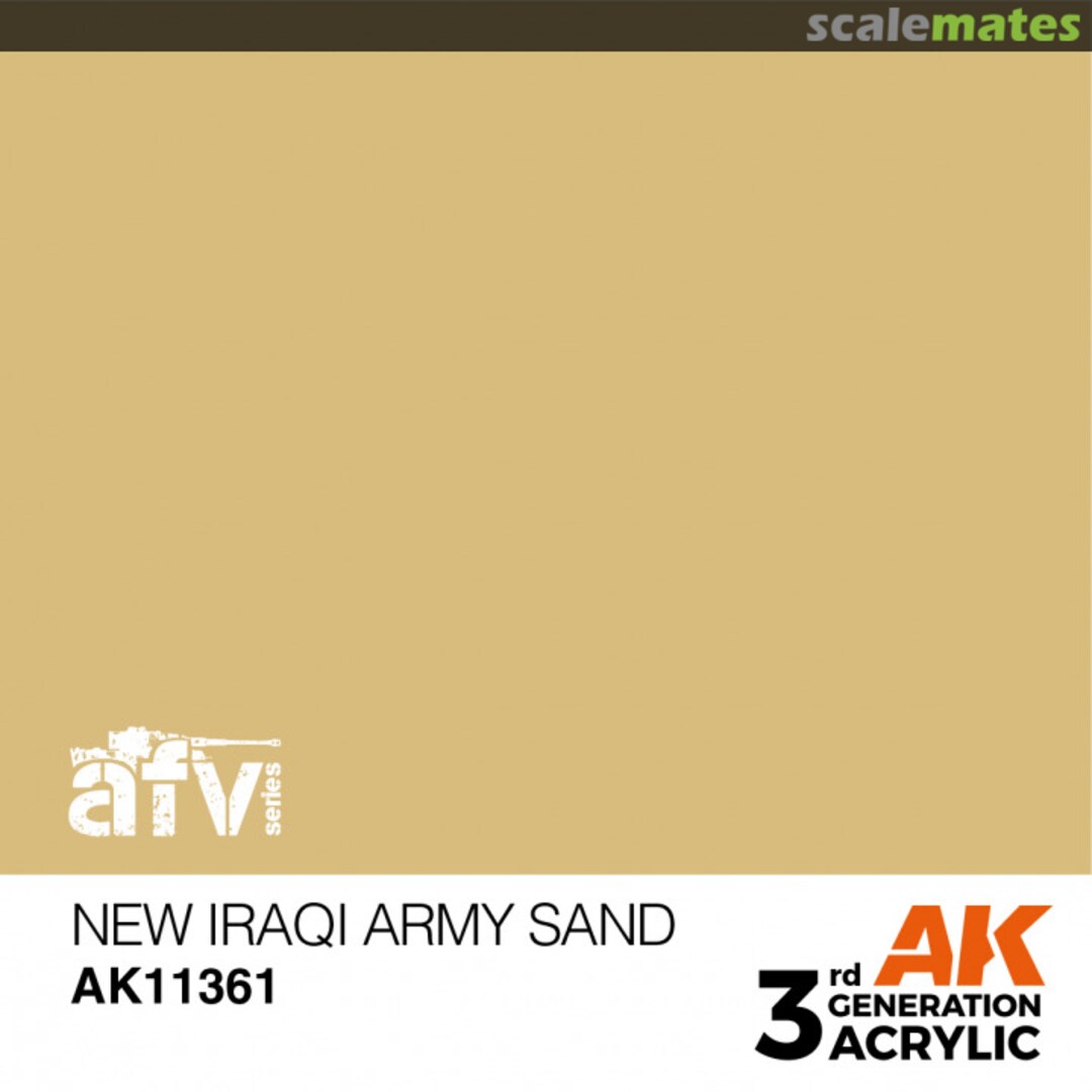 Boxart New Iraqi Army Sand AK 3rd Generation - AFV Boxart New Iraqi Army Sand AK 3rd Generation - AFV