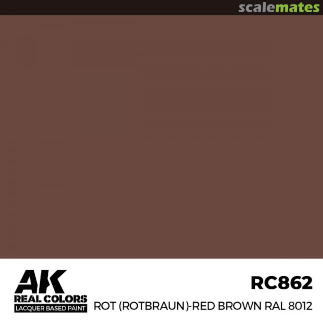 Boxart Rot (Rotbraun)-Red (Red Brown) RAL 8012 AK Real Colors Boxart Rot (Rotbraun)-Red (Red Brown) RAL 8012 AK Real Colors