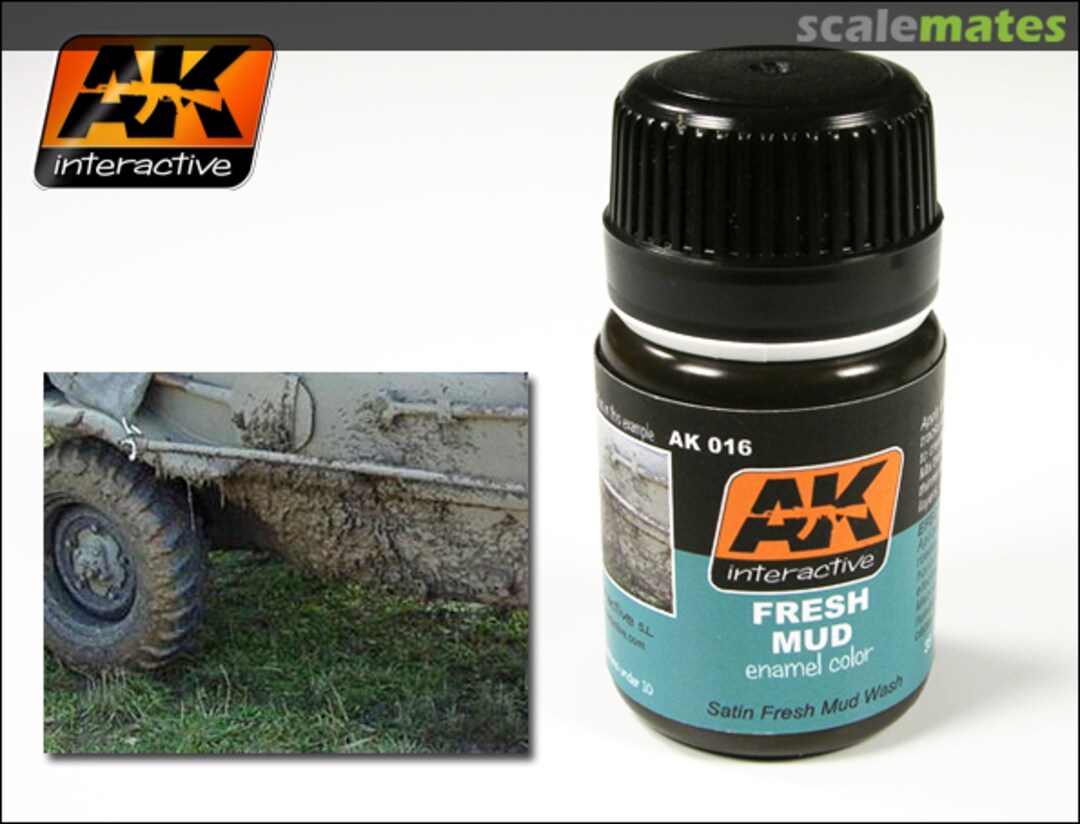 Boxart Fresh Mud: Satin Fresh Mud Wash AK 016 AK Interactive