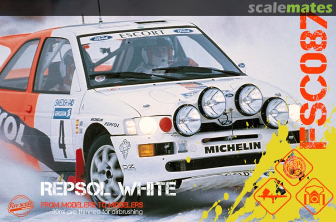 Boxart White Repsol  Fire Scale Colors