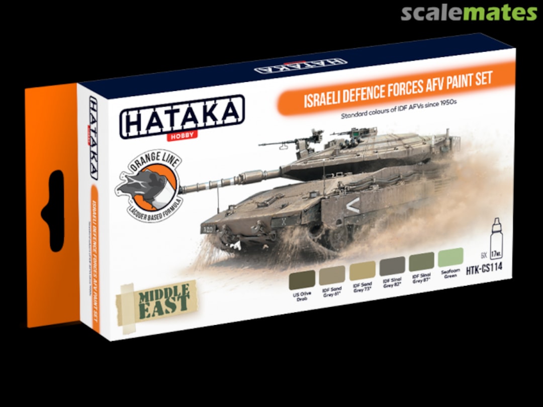 Boxart Israeli Defence Forces AFV Set Hataka Hobby Orange Line Boxart Israeli Defence Forces AFV Set Hataka Hobby Orange Line