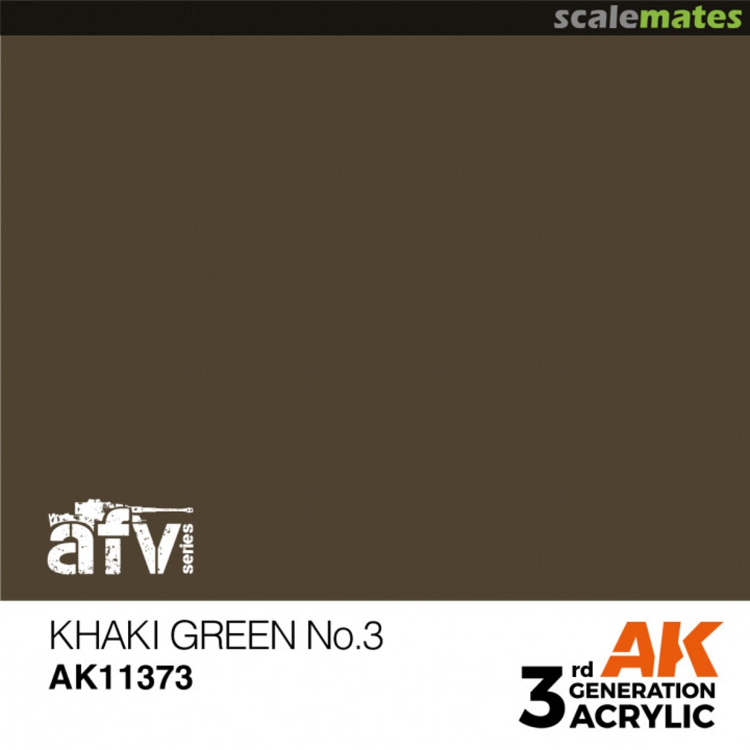 Boxart Khaki Green No.3 AK 3rd Generation - AFV Boxart Khaki Green No.3 AK 3rd Generation - AFV