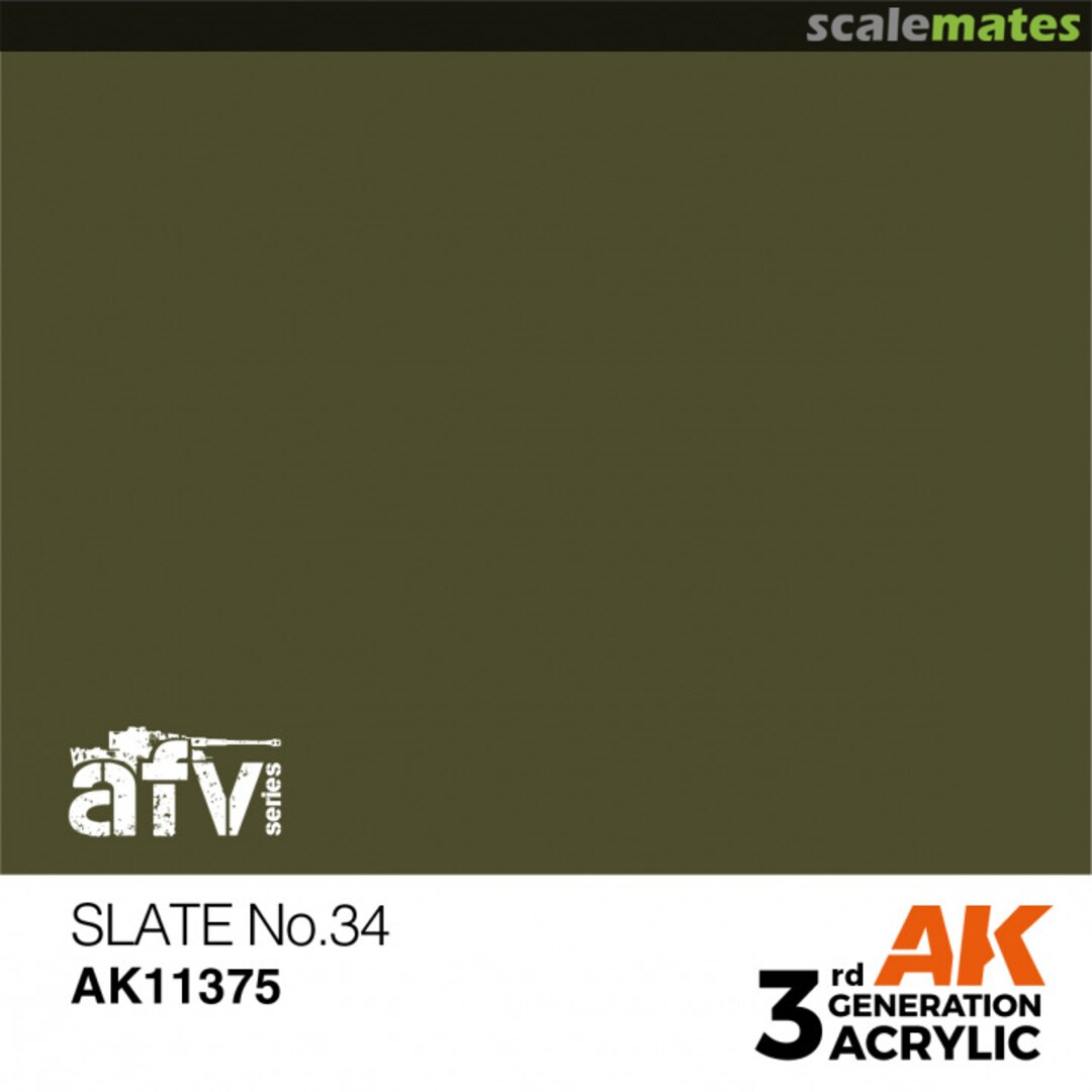 Boxart Slate No.34 AK 3rd Generation - AFV Boxart Slate No.34 AK 3rd Generation - AFV