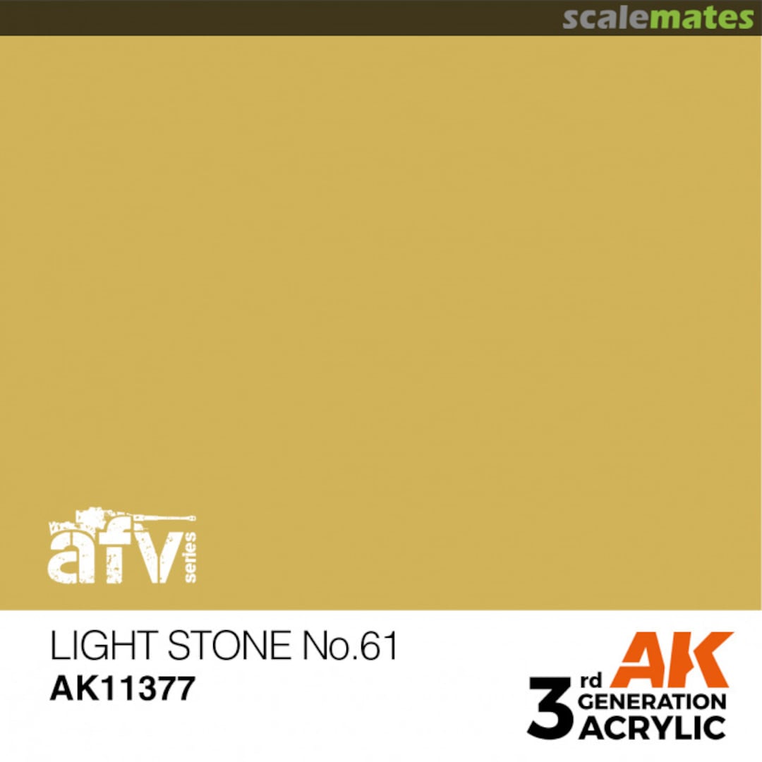 Boxart Light Stone No.61 AK 3rd Generation - AFV Boxart Light Stone No.61 AK 3rd Generation - AFV