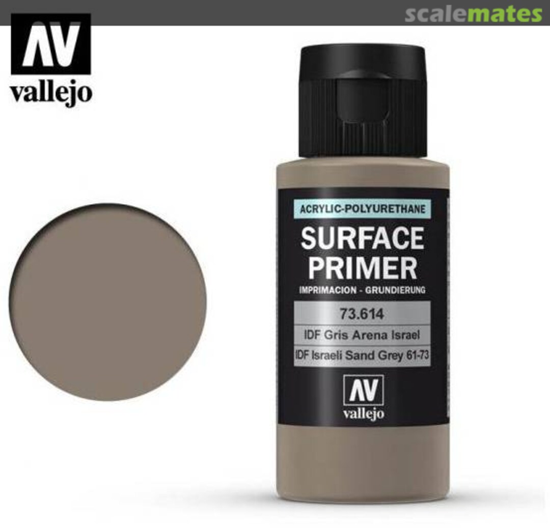 Boxart IDF Israeli Sand Grey (61-73) Vallejo Surface Primer Boxart IDF Israeli Sand Grey (61-73) Vallejo Surface Primer