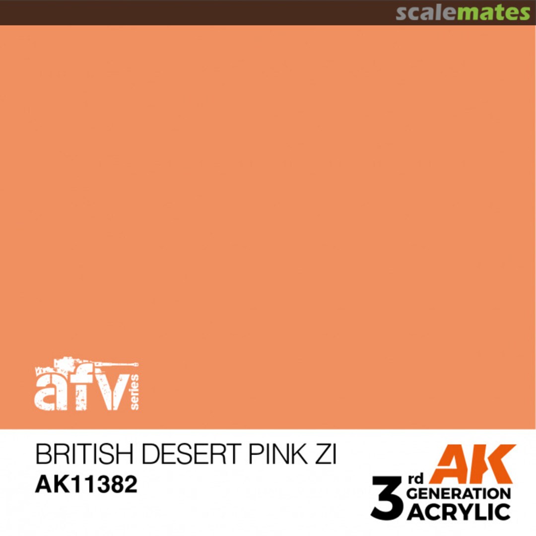 Boxart British Desert Pink ZI 240389 AK 3rd Generation - AFV
