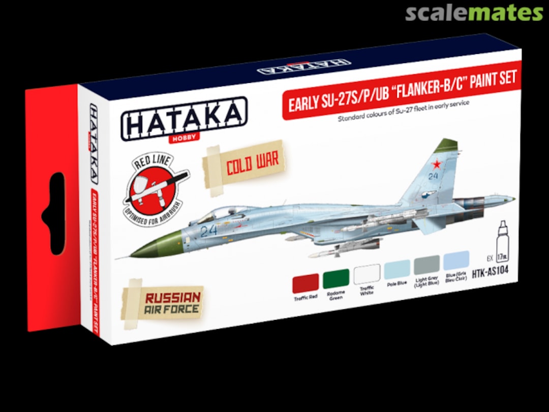 Boxart Early SU-27s/P/UB "Flanker-B/C"  Hataka Hobby Red Line