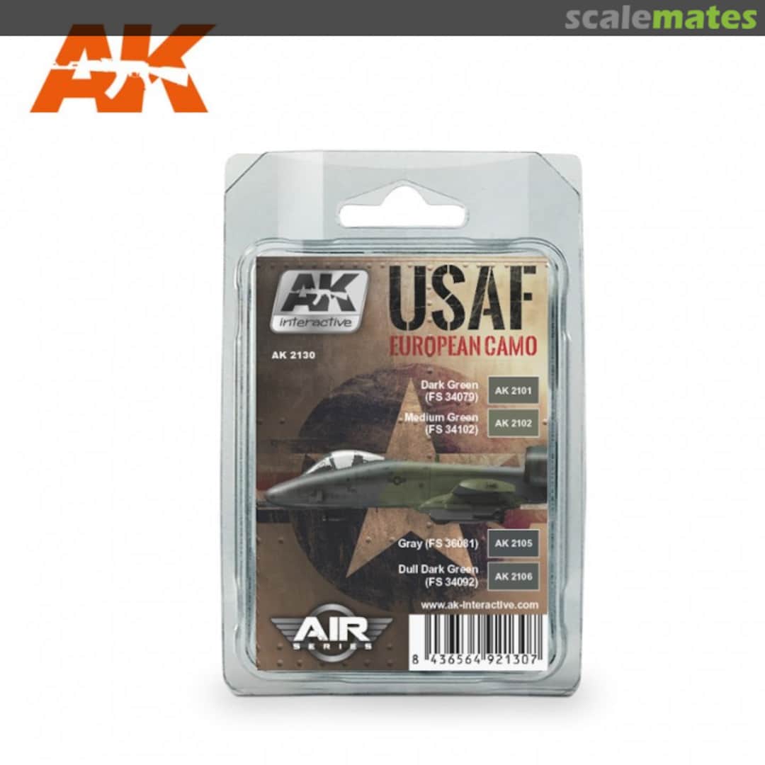 Boxart USAF European Camo AK 2130 AK Interactive Air Series