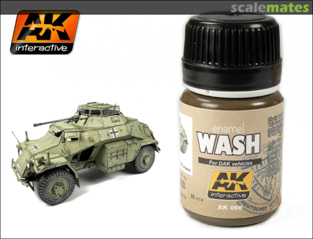 Boxart Wash for DAK vehicles AK 066 AK Interactive