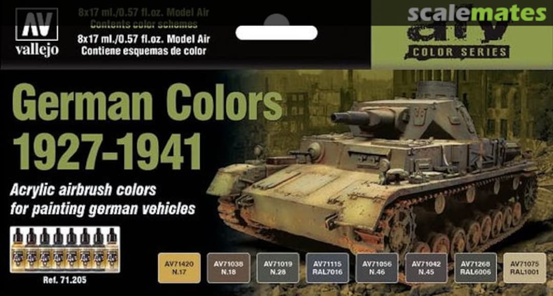 Boxart German Colors 1927-1942  Vallejo Model Air