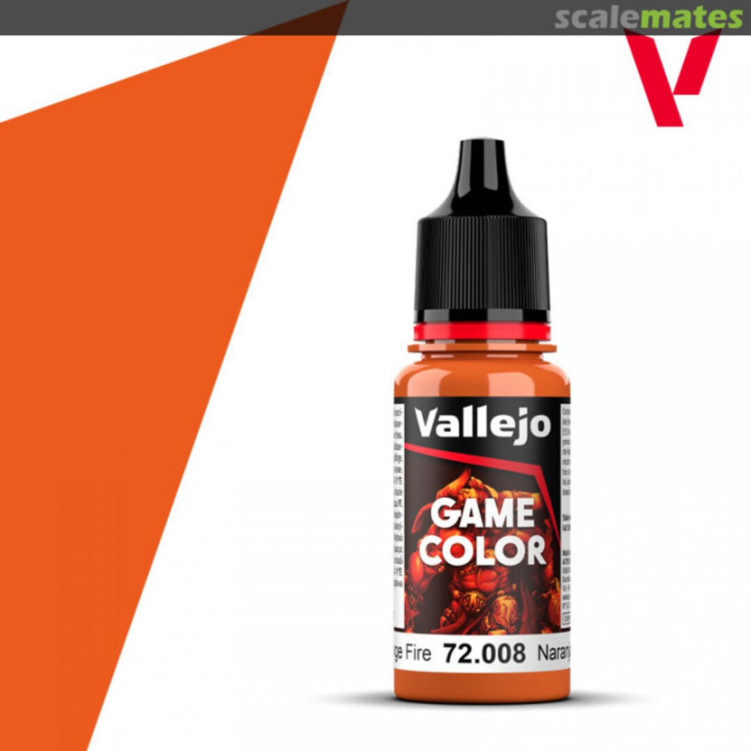 Boxart Orange Fire Vallejo Game Color Boxart Orange Fire Vallejo Game Color