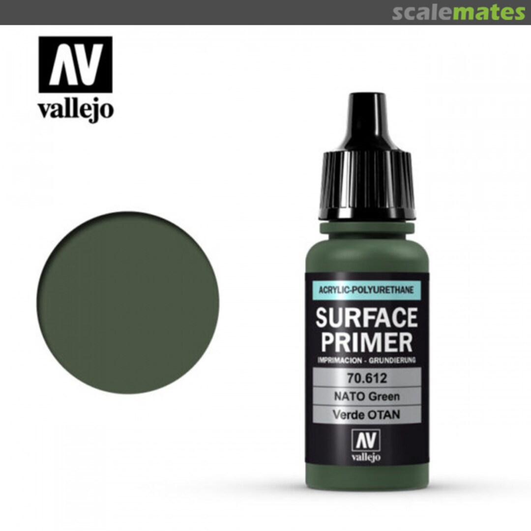 Boxart NATO Green 70.612 Vallejo Surface Primer Boxart NATO Green 70.612 Vallejo Surface Primer