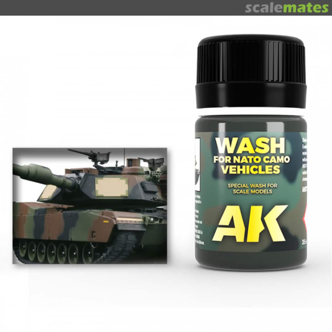 Boxart Wash for NATO Tanks AK 075 AK Interactive