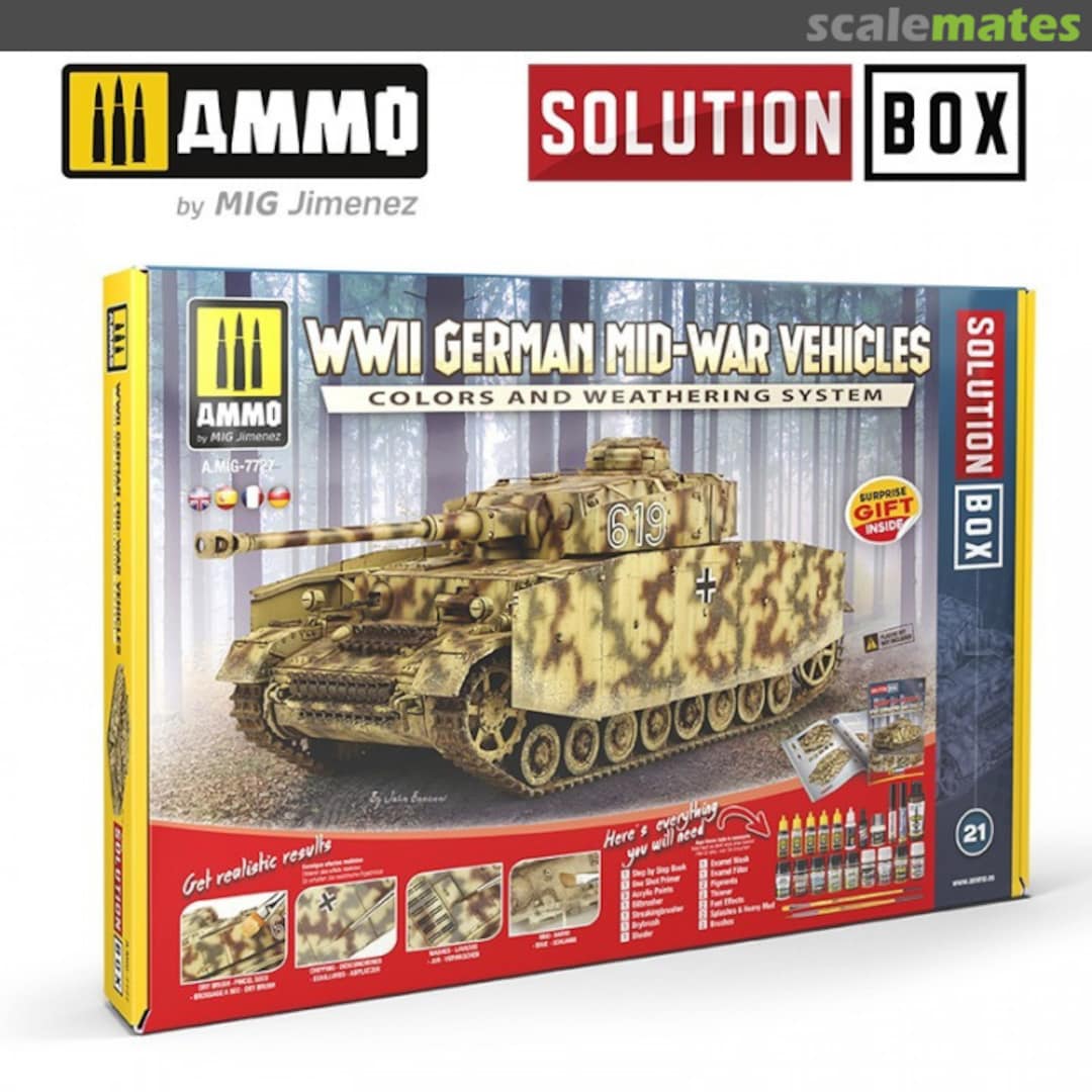 Boxart SOLUTION BOX 21 – WWII German Mid-War Vehicles A.MIG-7727 Ammo by Mig Jimenez