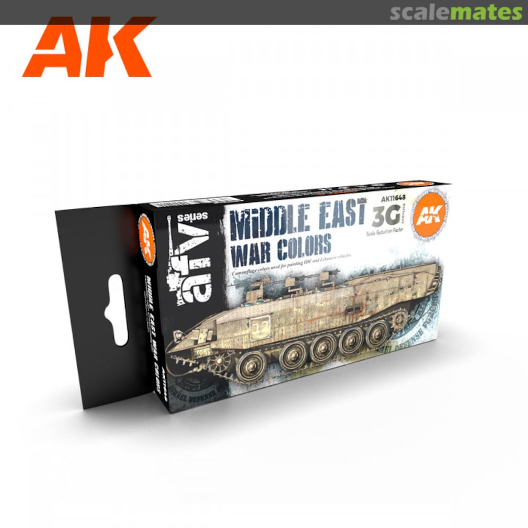 Boxart Middle East War Colors  AK 3rd Generation - AFV