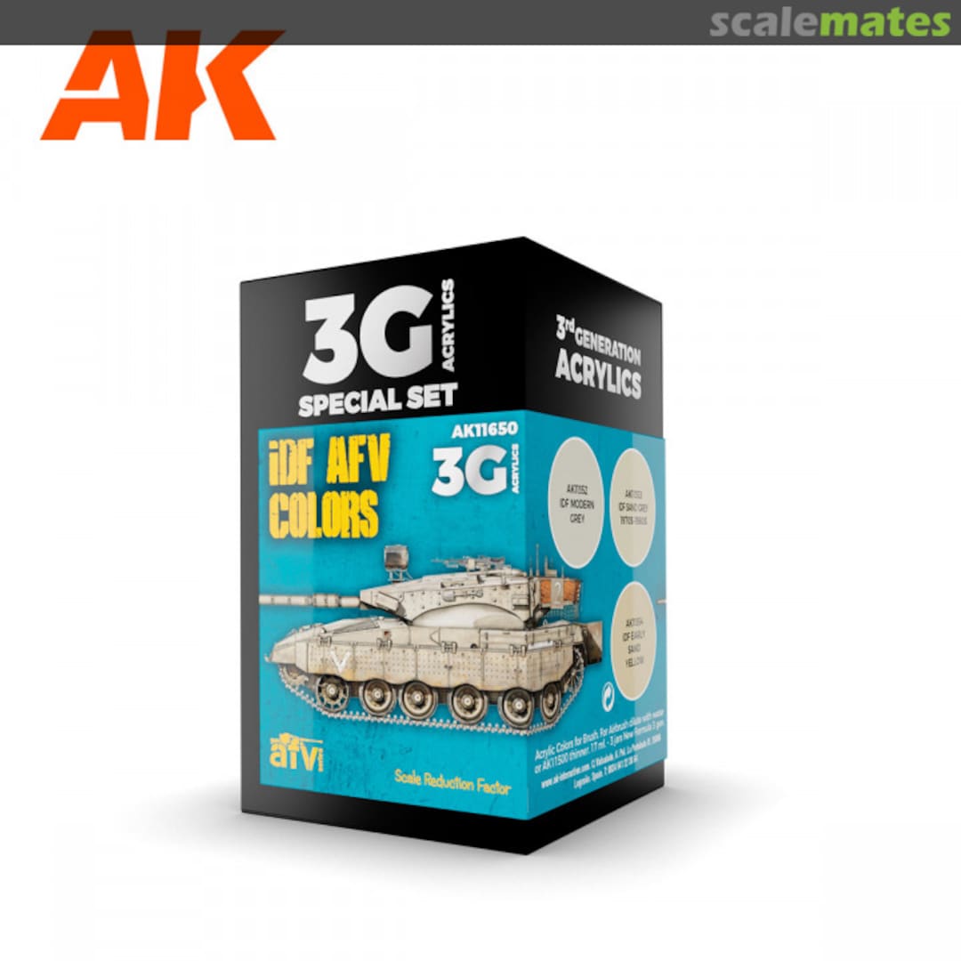 Boxart IDF AFV Colors  AK 3rd Generation - AFV