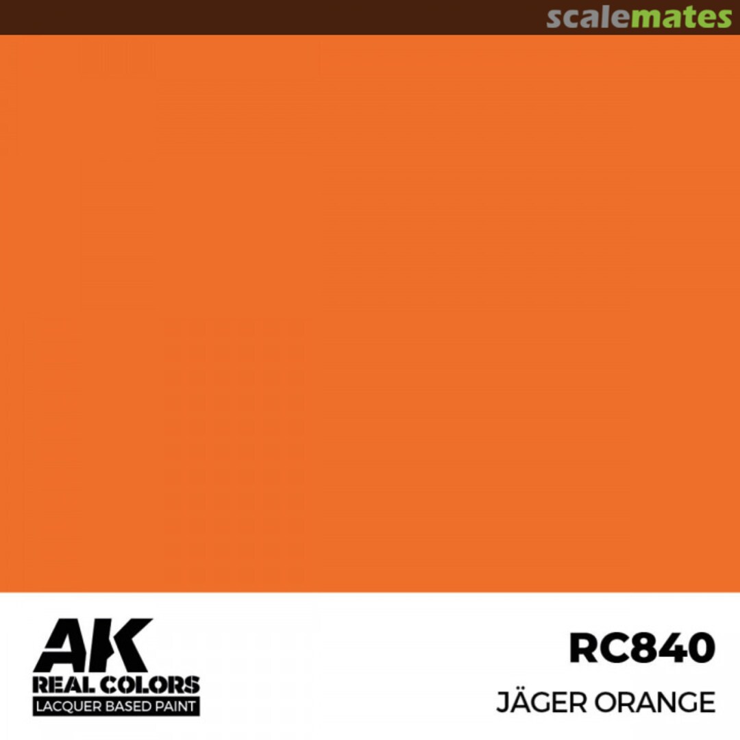 Boxart Jäger Orange RC840 AK Real Colors Boxart Jäger Orange RC840 AK Real Colors