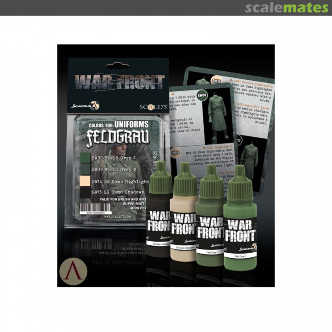 Boxart Feldgrau Paint Set  Scale75
