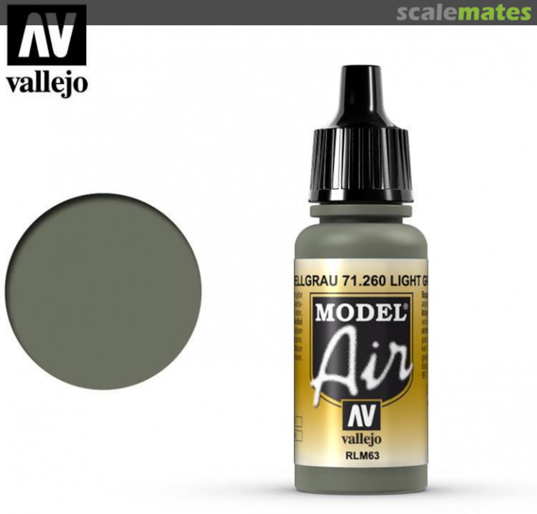 Boxart Light Grey - RLM63 71.260 Vallejo Model Air