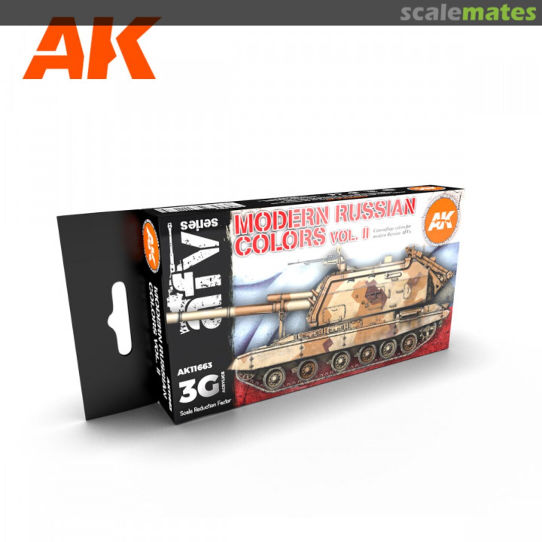 Boxart Modern Russian Colors Vol 2  AK 3rd Generation - AFV