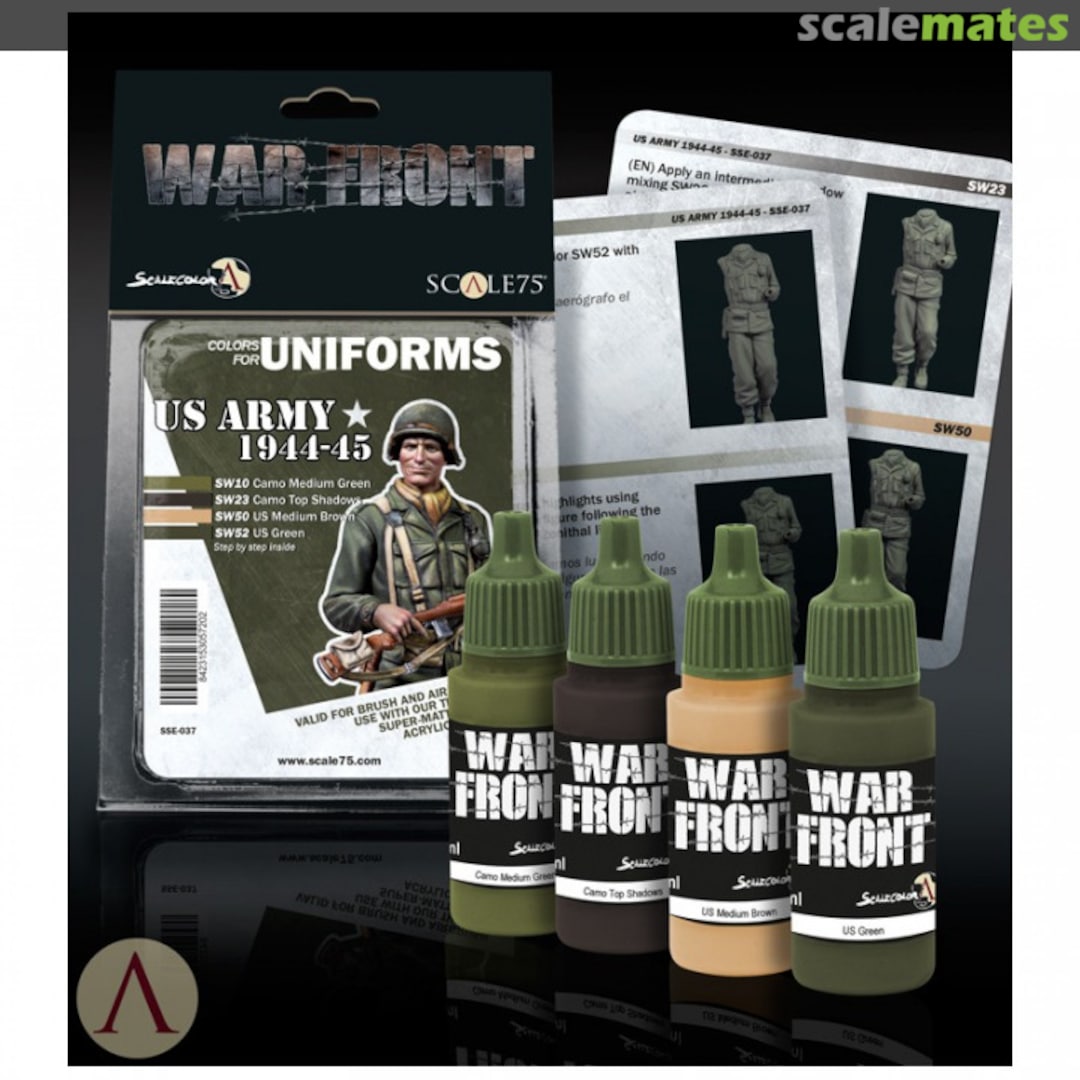 Boxart US Army 1944-1945 Paint Set  Scale75