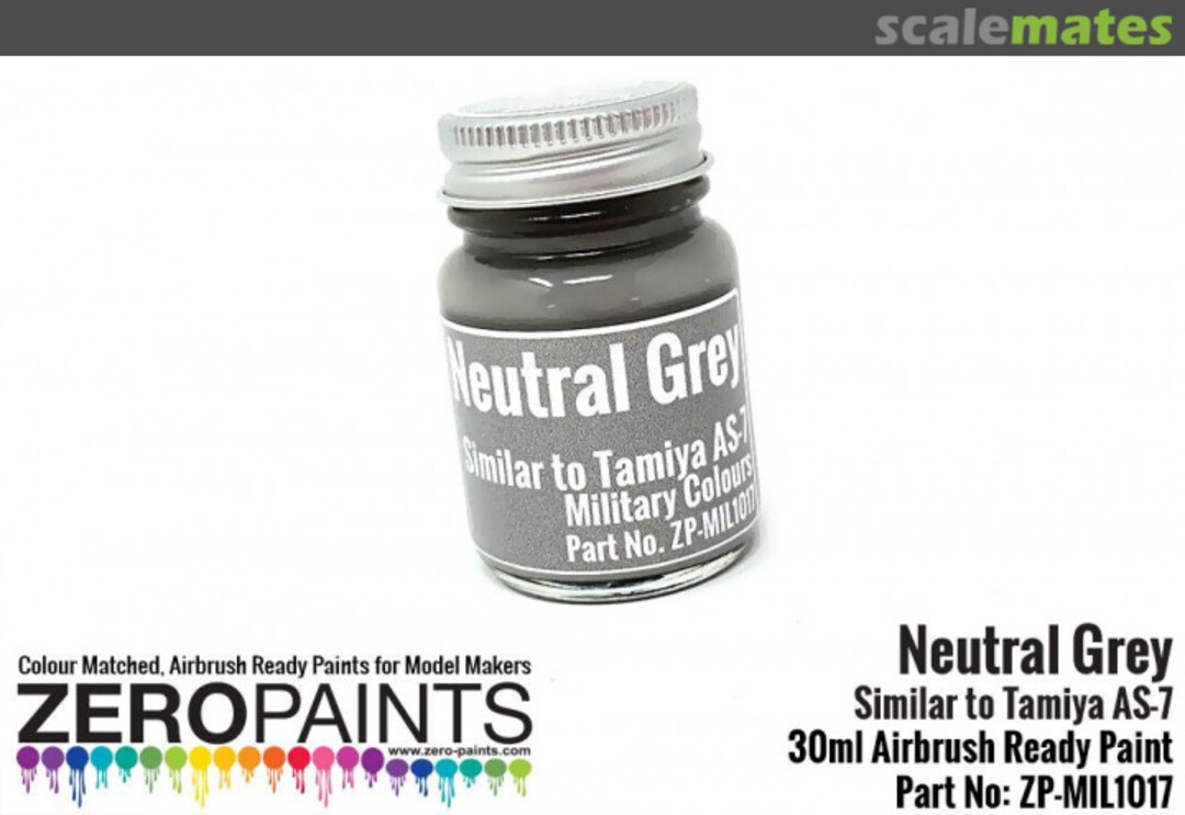 Boxart Neutral Grey - Similar to Tamiya AS7  Zero Paints