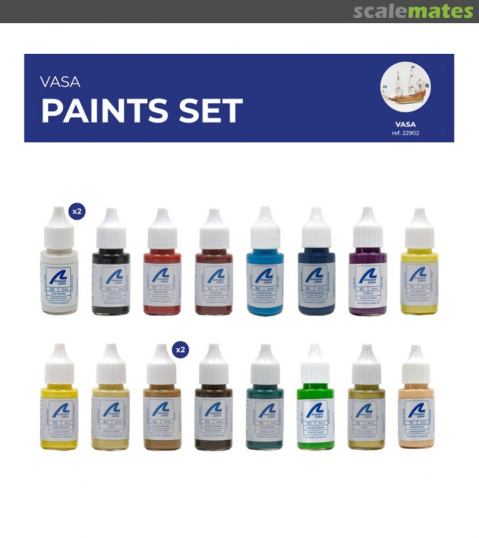 Boxart Vasa PAINTS SET 277PACK10 Artesania Latina