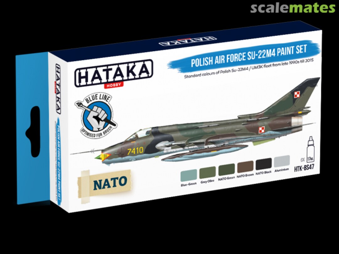 Boxart Polish Air Force Su-22M4 paint set HTK-BS47 Hataka Hobby Blue Line