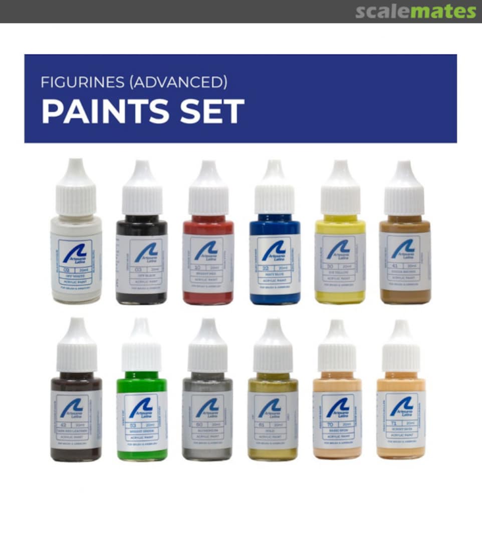 Boxart Figurines (Advanced) PAINTS SET 277PACK15 Artesania Latina