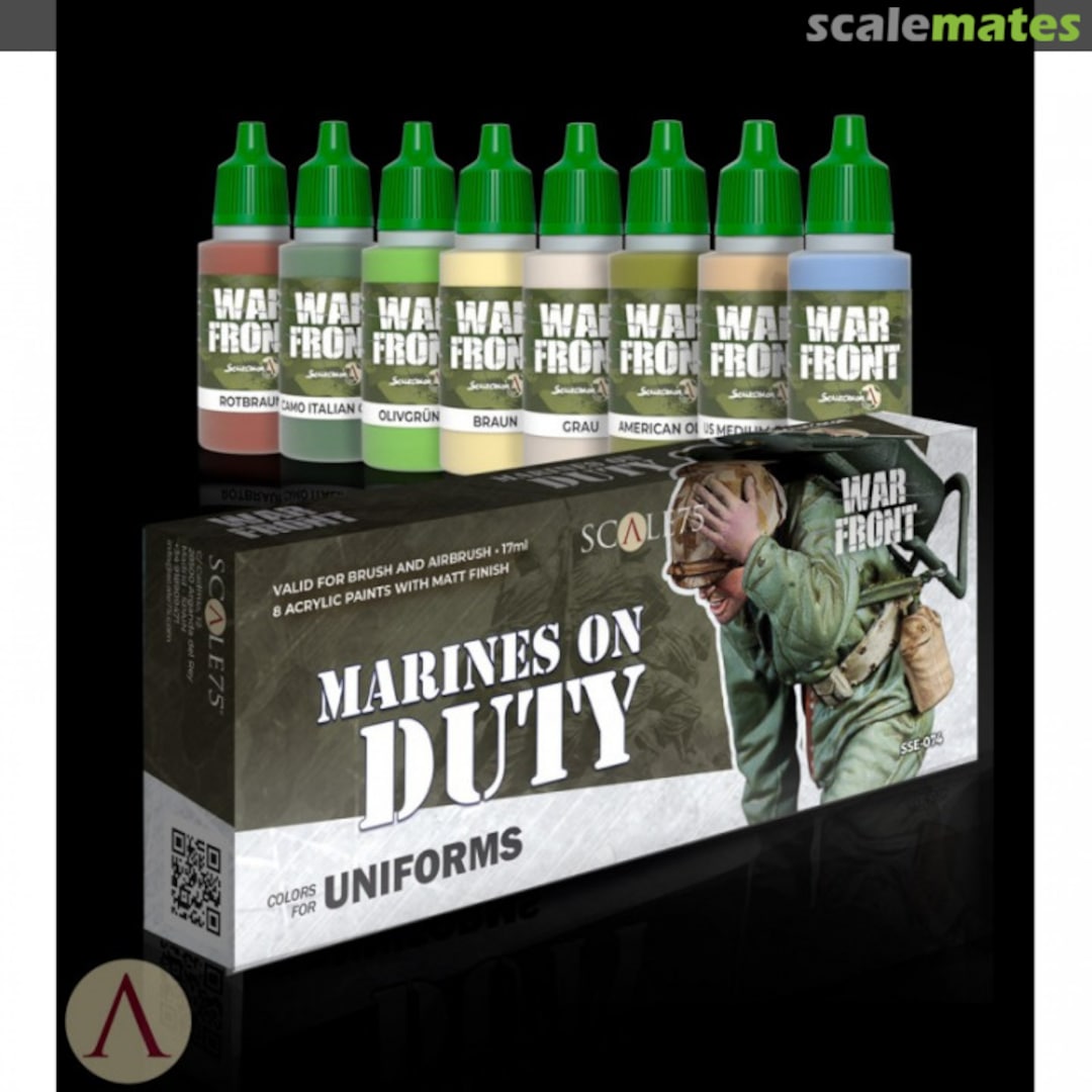 Boxart Marines on Duty Paint Set  Scale75