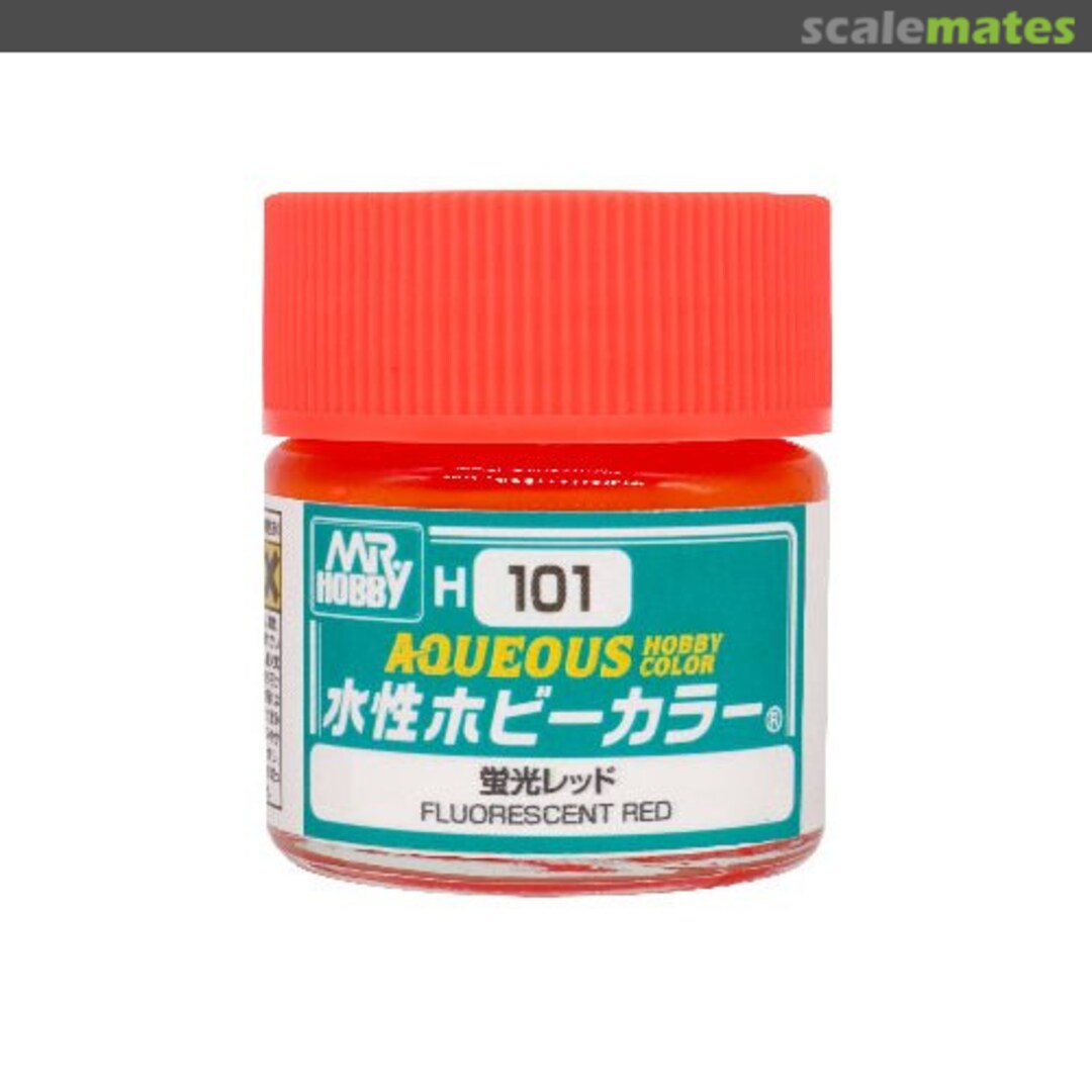 Boxart Fluorescent Red  Mr. Aqueous Hobby Color