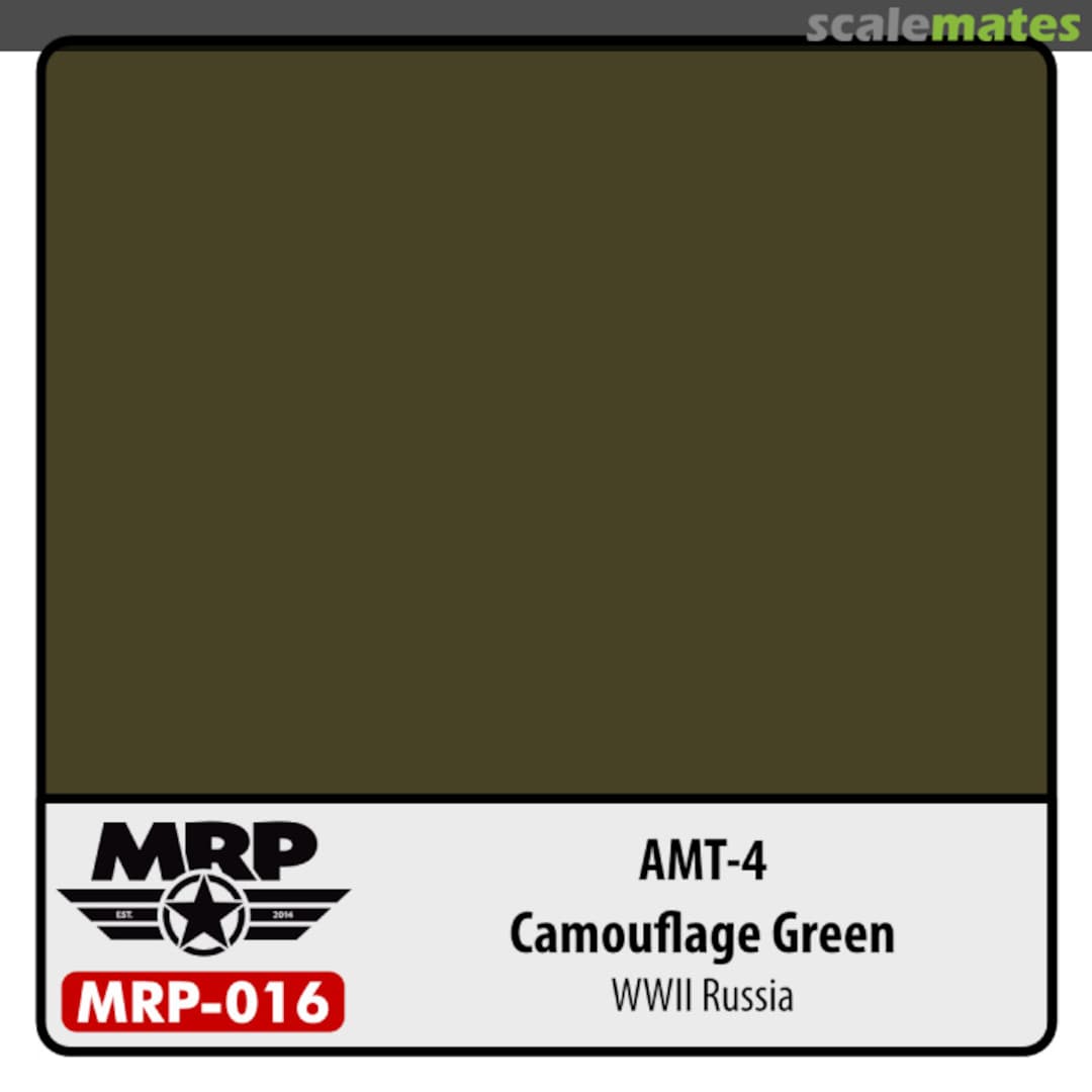 Boxart AMT-4 | Camouflage Green | WWII Russia MR.Paint Boxart AMT-4 | Camouflage Green | WWII Russia MR.Paint