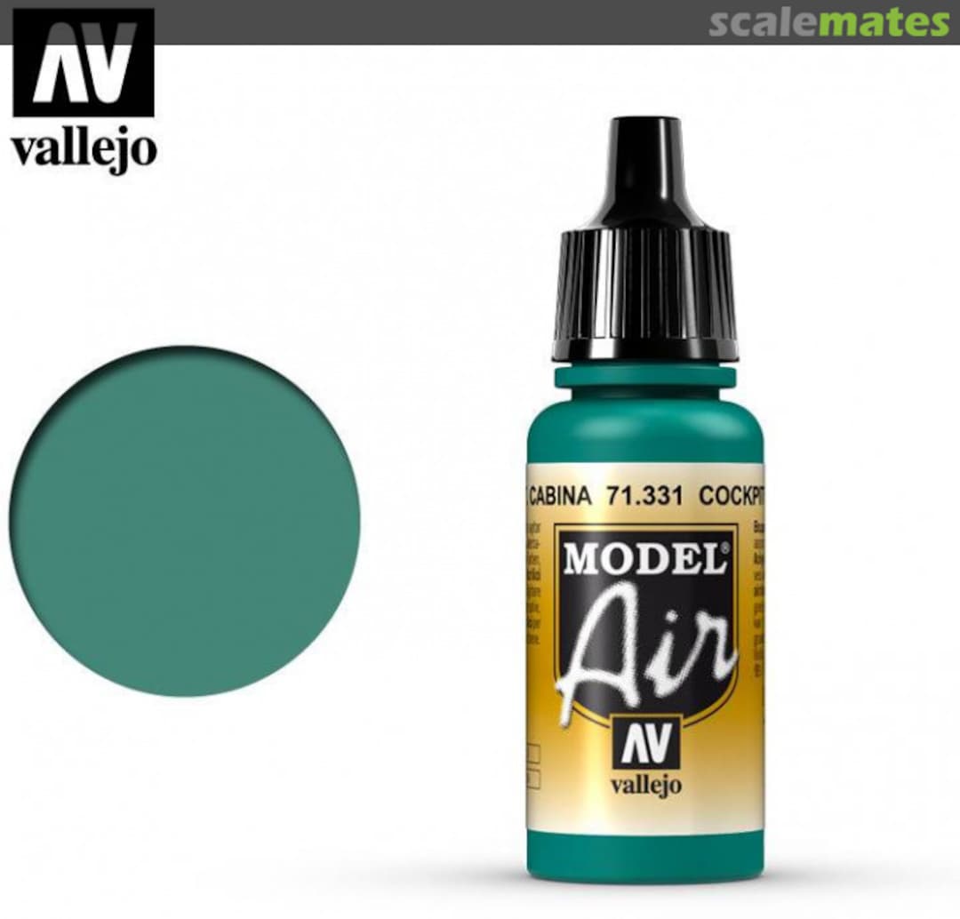 Boxart Cockpit Emerald Green "Faded" Vallejo Model Air Boxart Cockpit Emerald Green "Faded" Vallejo Model Air