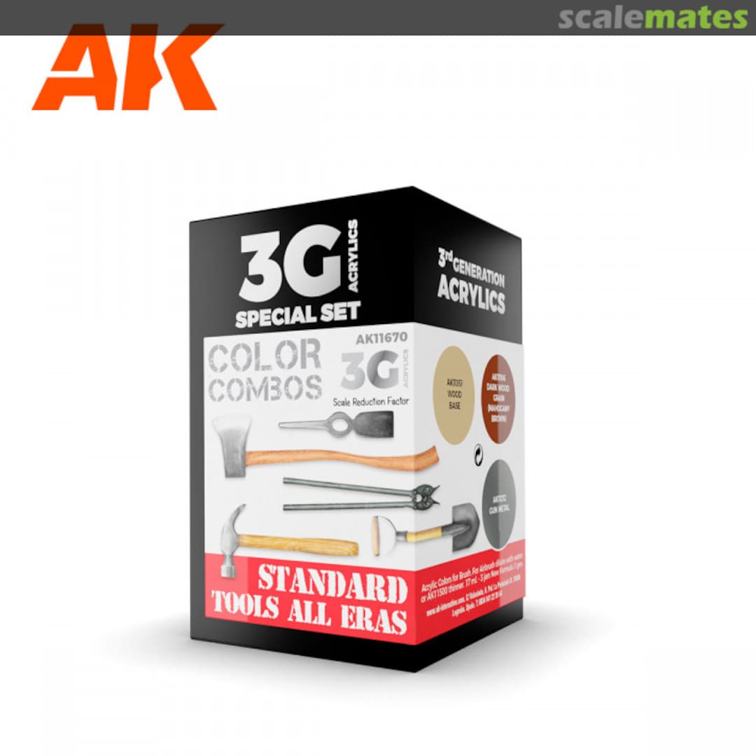 Boxart Standard Tools all Eras  AK 3rd Generation - AFV