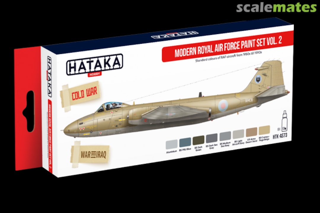 Boxart Modern Royal Air Force paint set vol. 2 HTK-AS73 Hataka Hobby Red Line Boxart Modern Royal Air Force paint set vol. 2 HTK-AS73 Hataka Hobby Red Line
