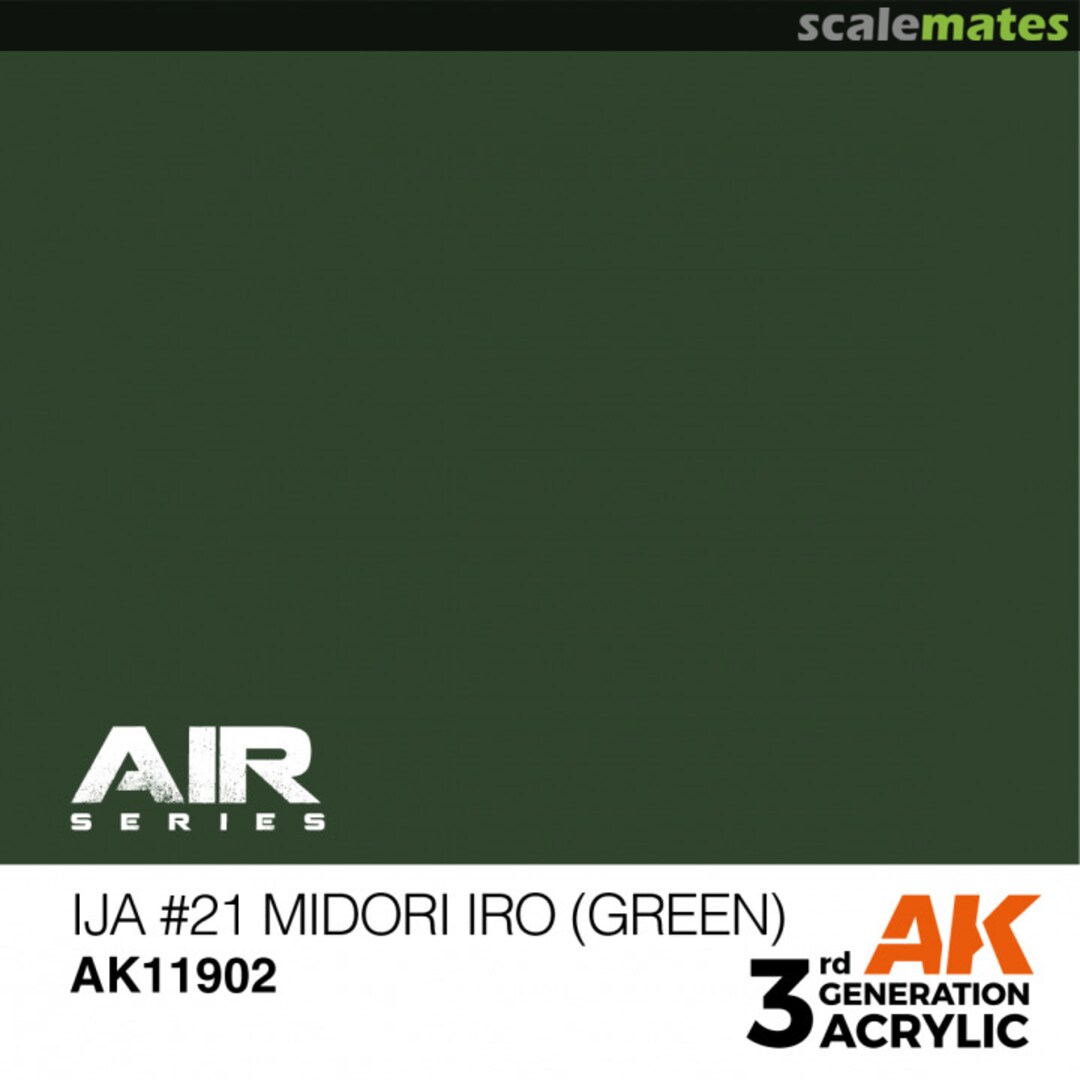 Boxart IJA #21 Midori Iro (Green) AK 3rd Generation - Air Boxart IJA #21 Midori Iro (Green) AK 3rd Generation - Air