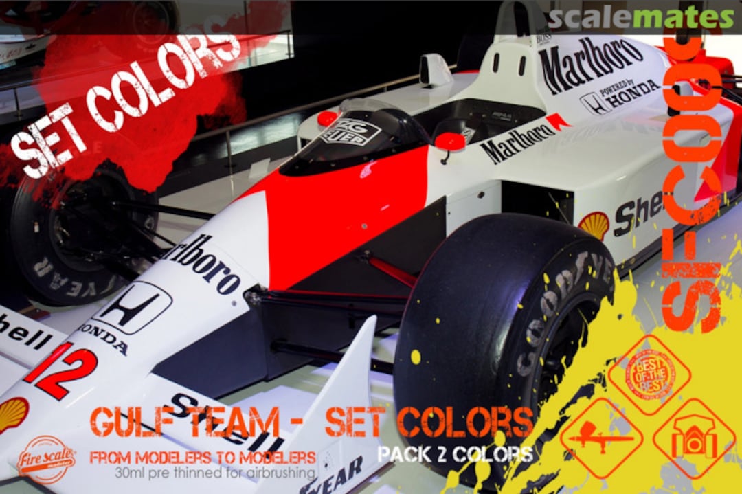 Boxart McLaren MP4 Set  Fire Scale Colors