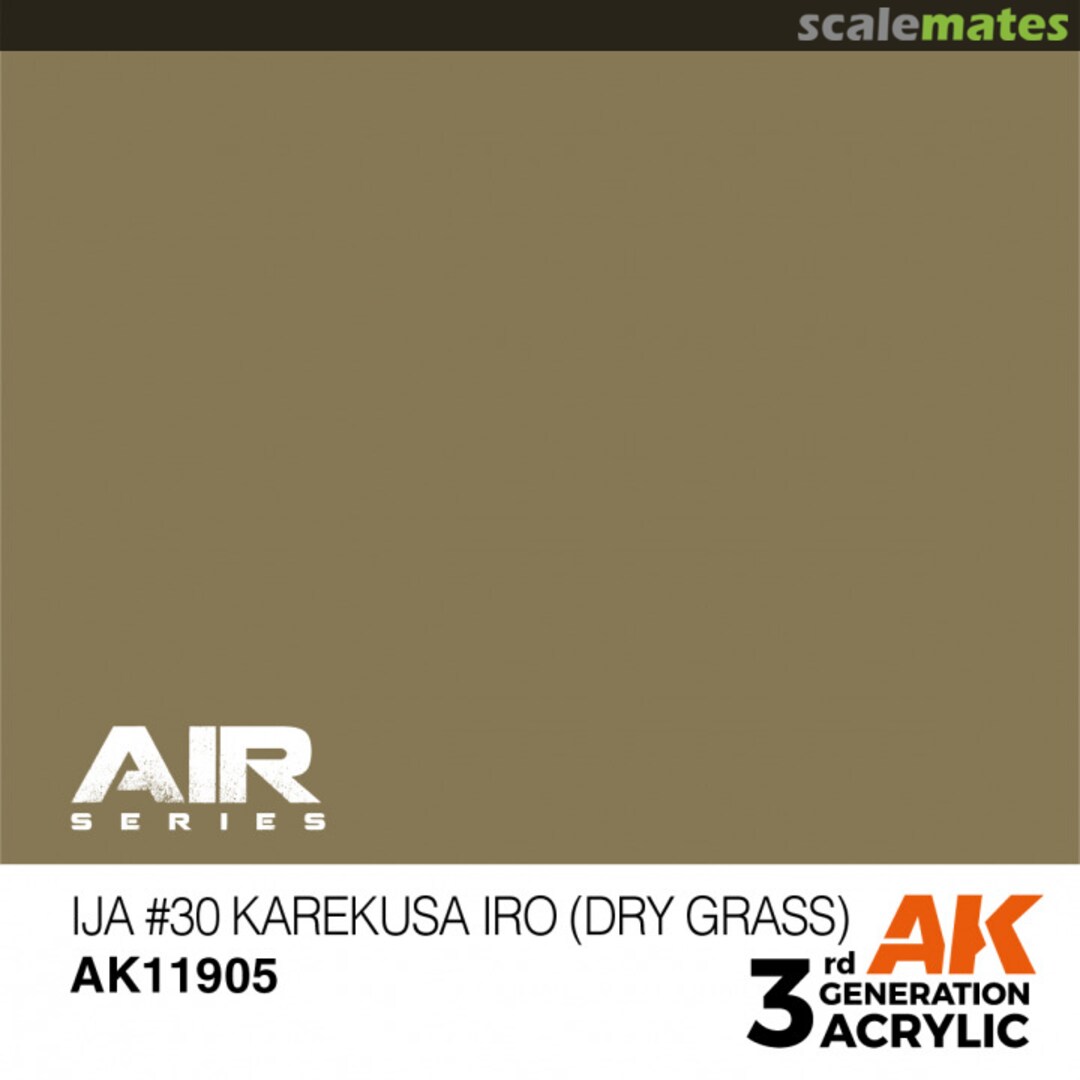 Boxart IJA #30 Karekusa Iro (Dry Grass) AK 3rd Generation - Air Boxart IJA #30 Karekusa Iro (Dry Grass) AK 3rd Generation - Air