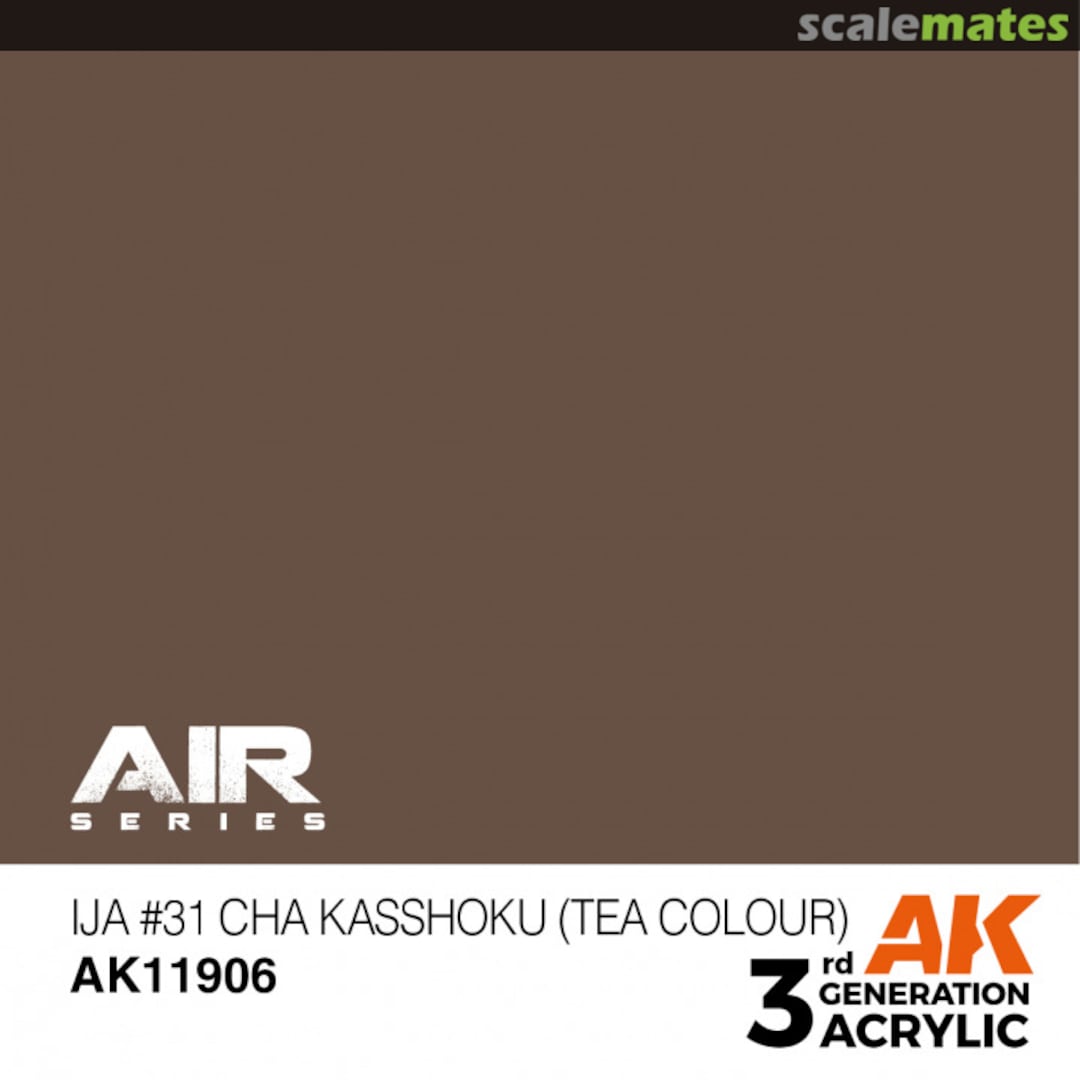 Boxart IJA #31 Cha Kasshoku (Tea Colour) AK 3rd Generation - Air Boxart IJA #31 Cha Kasshoku (Tea Colour) AK 3rd Generation - Air