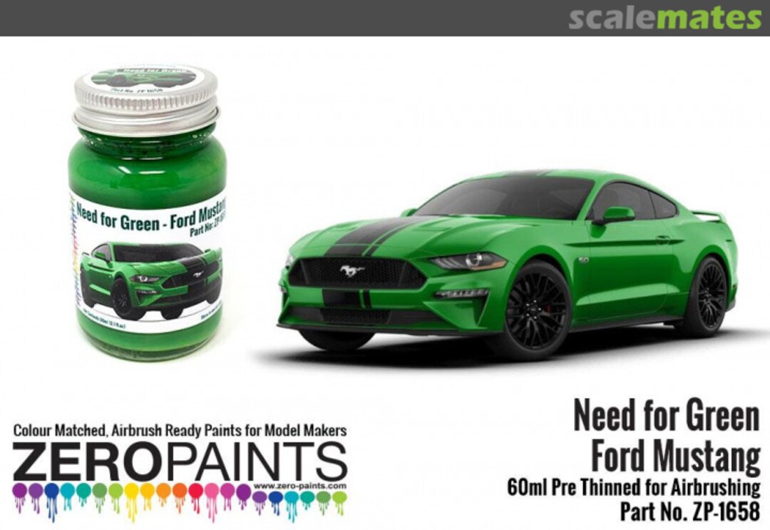 Boxart Ford Mustang - Need for Green  Zero Paints